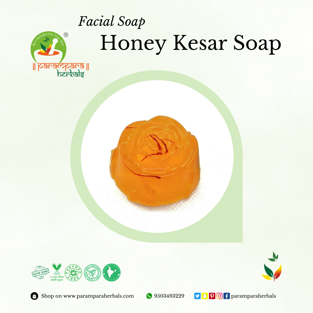 Honey-Kesar-Soap-Parampara-Herbals-For-All-Skin-Type