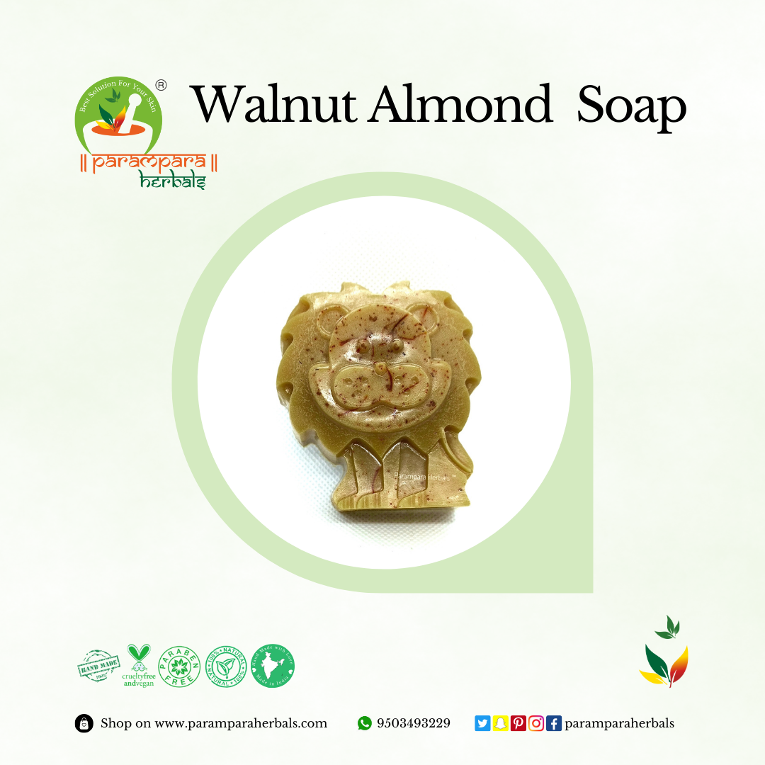 Walnut-and-Almond-Soap-Parampara-Herbals-For-Dry-Skin-Type-Baby-soap